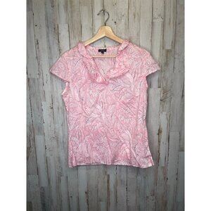 Ann Taylor small pink foral top
